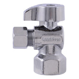 Eastman 10733LF 3/8 in. OD x 1/2 in. FIP Quarter Turn Lead Free Angle Stop Valve - 2