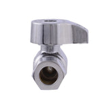Eastman 10734LF 3/8 in. OD x 3/8 in. Female Compression Quarter Turn Repair Stop Valve - 3