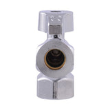 Eastman 10735LF 1/2 in. FIP x 1/2 in. or 7/16 in. Slip Joint Quarter Turn Angle Stop Valve - 3