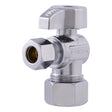 Eastman 10738LF 3/8 in. OD x 5/8 in. OD Quarter Turn Compression Angle Stop Valve Lead Free