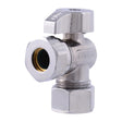 Eastman 10740LF Quarter Turn Angle Stop Valve 1/2 in. or 7/16 in. Slip Joint x 5/8 in. OD Compression