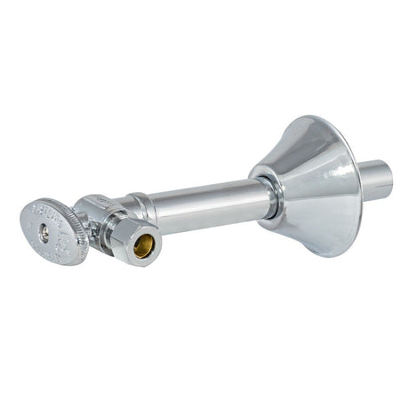 Eastman 10742LF 3/8 in. OD x 1/2 in. Sweat Quarter Turn Angle Stop Valve with Extension Tube