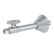 Eastman 10746LF 3/8 in. OD x 1/2 in. Sweat Quarter Turn Straight Stop Valve with Extension Tube