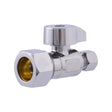 Eastman 10753LF 1/4 in. OD x 5/8 in. OD SpeedFlex Compression Quarter Turn Straight Stop Valve