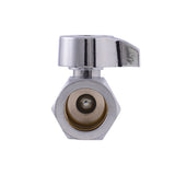 Eastman 10753LF 1/4 in. OD x 5/8 in. OD SpeedFlex Compression Quarter Turn Straight Stop Valve - 3