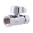 Eastman 10754LF 3/8 in. OD x 3/8 in. FIP Straight Quarter Turn Stop Valve