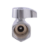 Eastman 10755LF 3/8 in. OD x 1/2 in. FIP Quarter-Turn Straight Stop Valve - 3