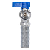 Eastman 10759 1/2 in. x 3/4 in. Quarter Turn Washing Machine Stop Valve with Blue Handle - 3