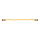 Eastman 10YE505018 18 in. Yellow Stainless Steel Gas Connector 3/8 in. OD 1/2 in. MIP x 1/2 in. MIP - 2