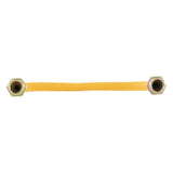Eastman 10YE505018 18 in. Yellow Stainless Steel Gas Connector 3/8 in. OD 1/2 in. MIP x 1/2 in. MIP - 3