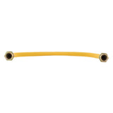 Eastman 10YE505024 3/8 in. OD x 24 in. Yellow Stainless Steel Gas Connector with 1/2 in. MIP Ends - 3