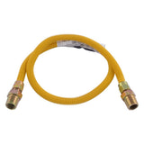 Eastman 10YE505036B 36 in 3/8 in OD Yellow Stainless Steel Gas Connector 1/2 in MIP x 1/2 in MIP - 2