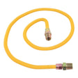 Eastman 10YE505048 3/8 in. OD x 48 in. L Yellow Coated Stainless Steel Gas Connector