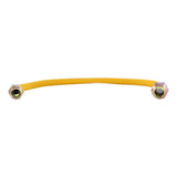 Eastman 10YE50V024B 3/8 in. OD x 24 in. Yellow Stainless Steel EFV Gas Connector 1/2 in. MIP x 1/2 in. MIP - 3