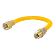 Eastman 10YE515012B 12 in Stainless Steel Gas Connector 3/8 in OD 1/2 in FIP x 1/2 in MIP