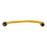 Eastman 10YE515018B 18 in Yellow Stainless Steel Gas Connector 3/8 in OD 1/2 in FIP x 1/2 in MIP - 3