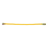 Eastman 10YE515024B 3/8 in OD 24 in Yellow Stainless Steel Gas Connector 1/2 in FIP x 1/2 in MIP - 2