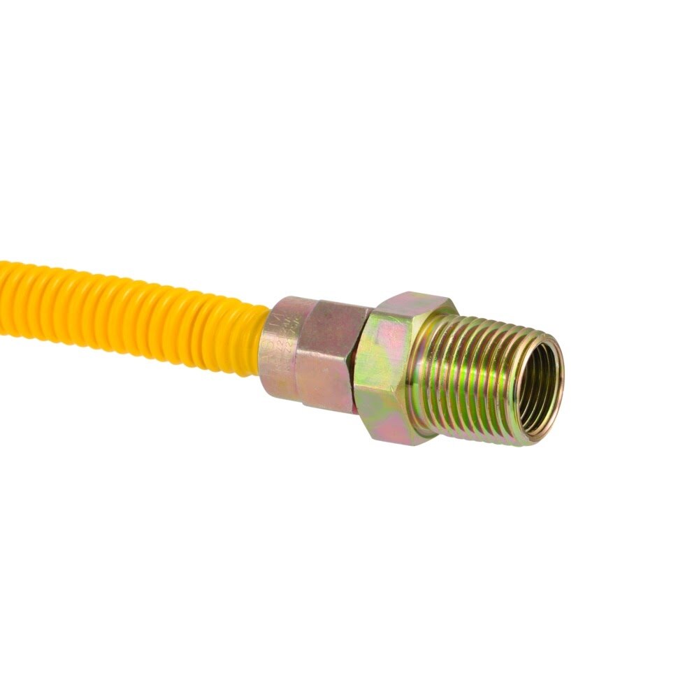 Eastman 10YE515036B 3/8 in. OD x 36 in. Stainless Steel Gas Connector 1/2 in. FIP x 1/2 in. MIP - 3