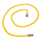 Eastman 10YE515060B 3/8 in. OD x 60 in. Stainless Steel Gas Connector with 1/2 in. FIP x 1/2 in. MIP Ends