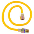 Eastman 10YE51V036B 3/8 in. x 36 in. Yellow EFV Gas Connector 1/2 in. FIP x 1/2 in. MIP