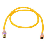 Eastman 10YE51V060B 3/8 in. OD x 60 in. EFV Stainless Steel Gas Connector with 1/2 in. FIP x 1/2 in. MIP - 2