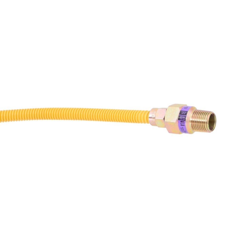 Eastman 10YE51V072B 3/8 in OD x 72 in EFV Gas Connector 1/2 in FIP x 1/2 in MIP - 2