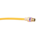 Eastman 10YE51V072B 3/8 in OD x 72 in EFV Gas Connector 1/2 in FIP x 1/2 in MIP - 2