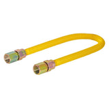 Eastman 10YE535324 3/8 in. OD x 24 in. Yellow Stainless Steel Gas Connector 3/8 in. FIP x 3/8 in. FIP