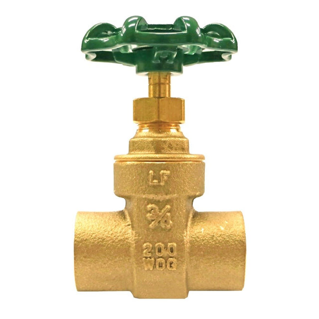 Eastman 20028LF Half Inch Lead Free Brass Gate Valve with CxC Connections