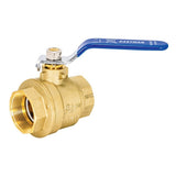 Eastman 20053LF 1-1/2 in. IPS Heavy Duty Full Port Brass Ball Valve