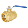 Eastman 20055LF 2 in. Heavy-Duty Brass IPS Full Port Ball Valve for Potable Water