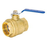 Eastman 20055LF 2 in. Heavy-Duty Brass IPS Full Port Ball Valve for Potable Water