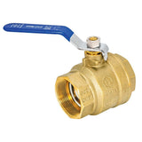 Eastman 20055LF 2 in. Heavy-Duty Brass IPS Full Port Ball Valve for Potable Water - 2