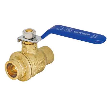 Eastman 20061LF 1/2 in. Heavy Duty Full Port Sweat Brass Ball Valve