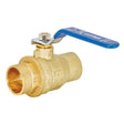 Eastman 20065LF 1 in Sweat Heavy Duty Full Port Brass Ball Valve for Potable Water