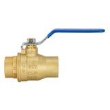 Eastman 20065LF 1 in Sweat Heavy Duty Full Port Brass Ball Valve for Potable Water - 3