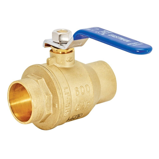 Eastman 20069LF 1-1/2 in. Sweat Heavy-Duty Full Port Brass Ball Valve