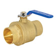 Eastman 20071LF 2 in Brass Sweat x Sweat Heavy Duty Full Port Ball Valve