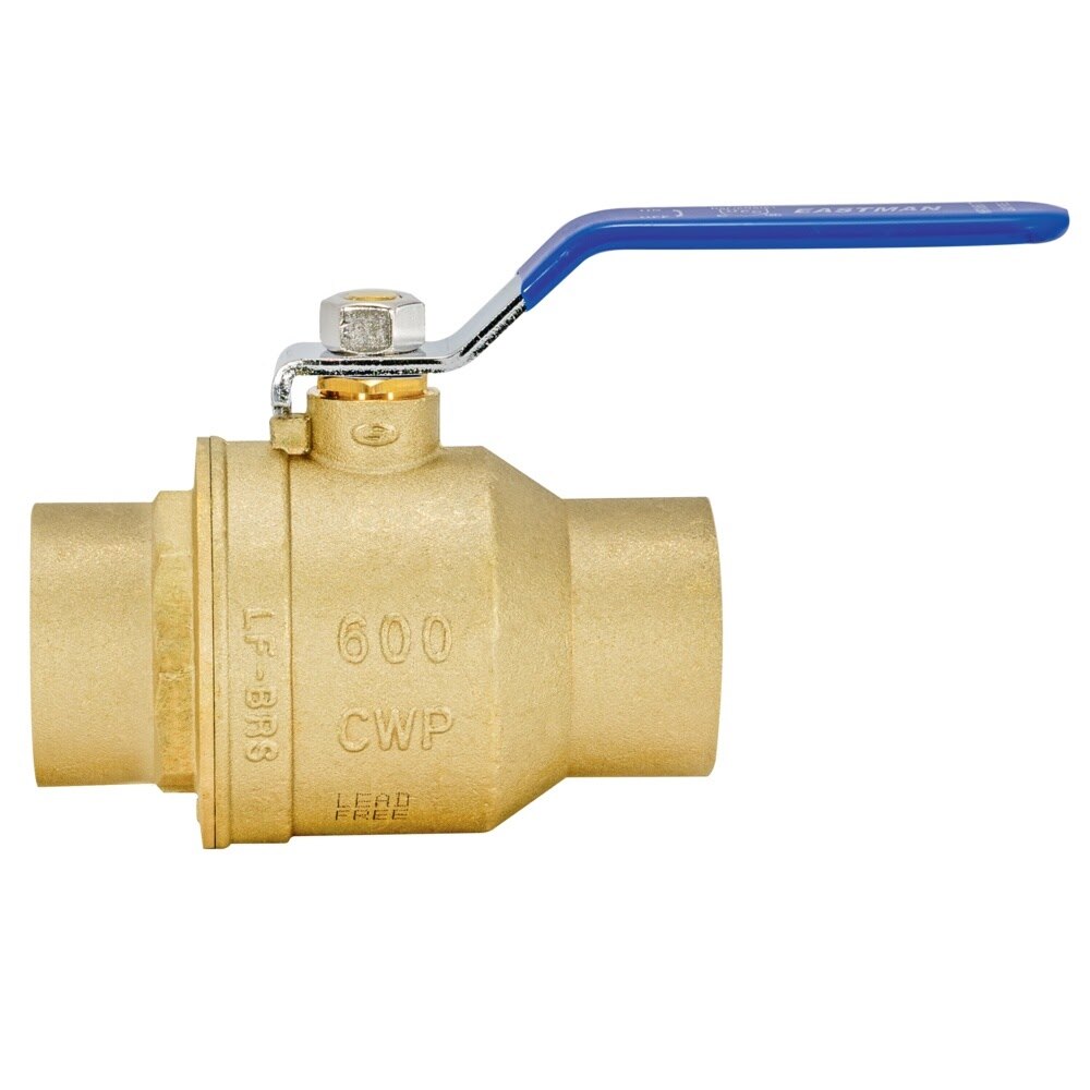 Eastman 20071LF 2 in Brass Sweat x Sweat Heavy Duty Full Port Ball Valve - 3