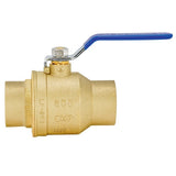 Eastman 20071LF 2 in Brass Sweat x Sweat Heavy Duty Full Port Ball Valve - 3