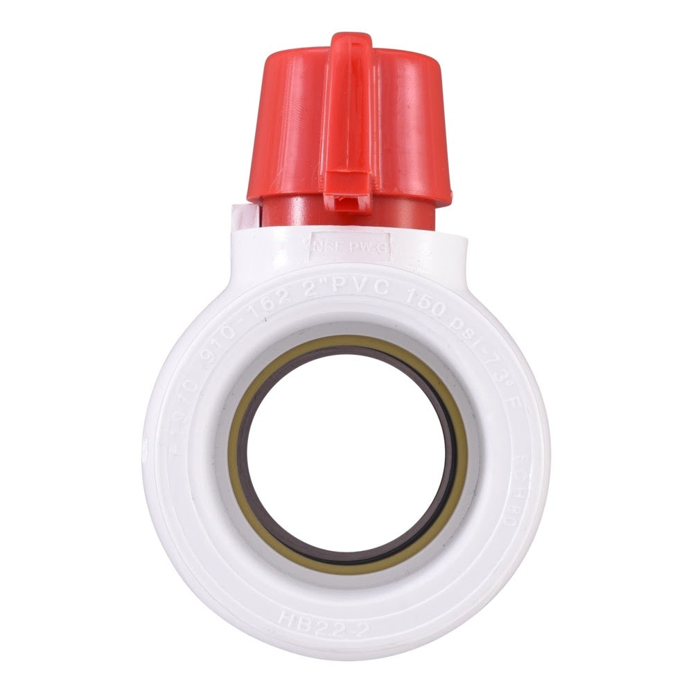 Eastman 20087 2 in IPS Schedule 40 PVC Ball Valve 150 PSI - 3