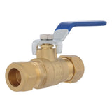 Eastman 20096LF 1/2 in. Compression x Compression Full Port Brass Ball Valve