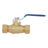 Eastman 20096LF 1/2 in. Compression x Compression Full Port Brass Ball Valve - 3