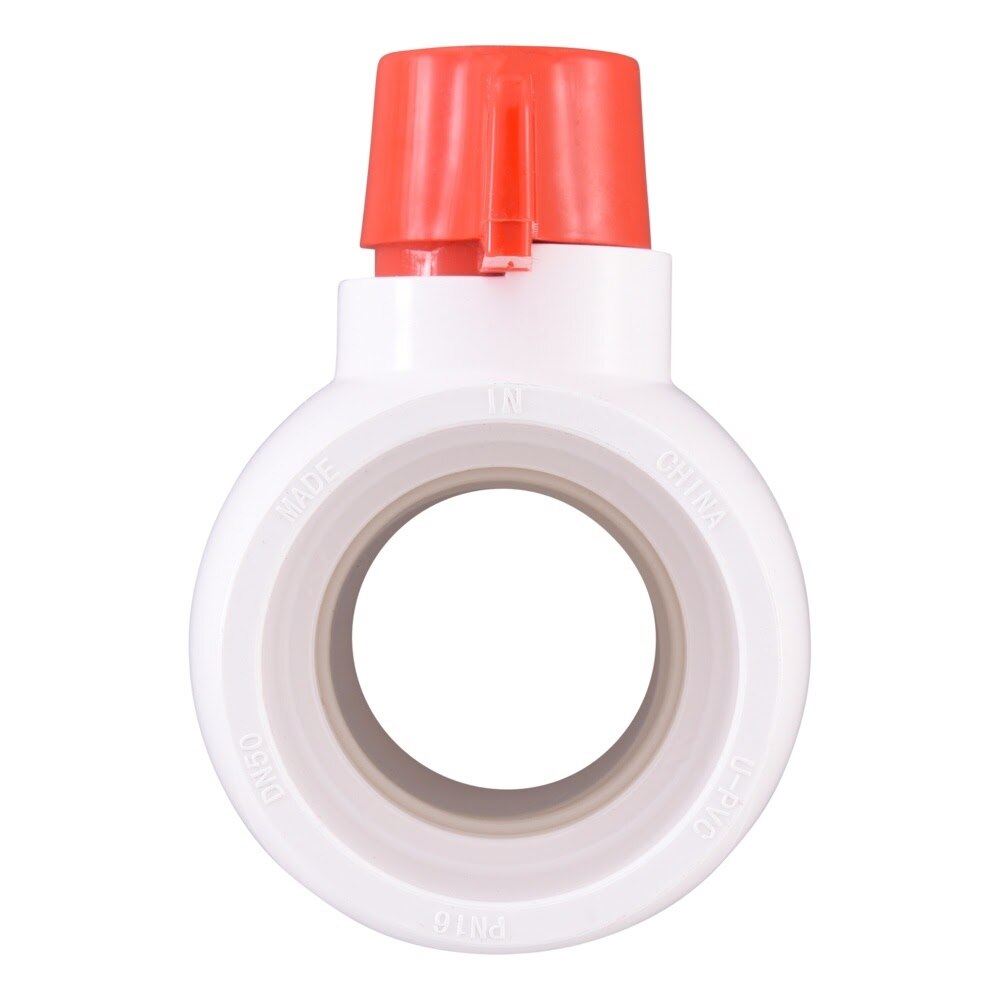 Eastman 20121 2 in Schedule 40 PVC Slip Ball Valve for Potable Water - 3
