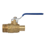 Eastman 20144LF 3/4 in. MIP x 3/4 in. PEX Barb Lead Free Brass Ball Valve - 2