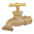 Eastman 20181 1/2 in. MIP x 1/2 in. MHT Brass Hose Bibb for Irrigation