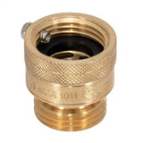 Eastman 20199 3/4 in. FHT x MHT Rough Brass Hose Bibb Anti-Siphon Vacuum Breaker - 2