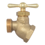 Eastman 20203 3/4 in Female FIP Brass Hose Bibb with No Kink Outlet - 2