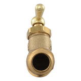 Eastman 20205 1/2 in. MIP x MHT Brass No Kink Hose Bibb - 3