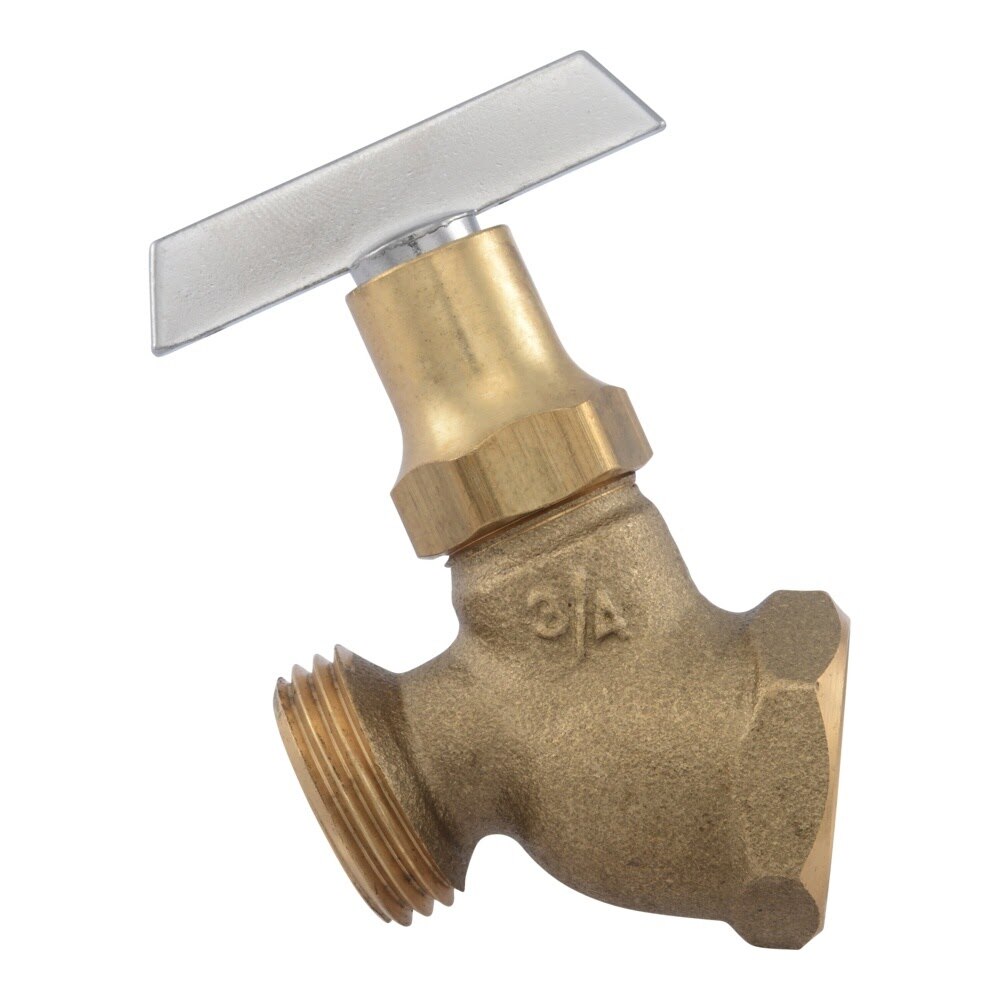 Eastman 20215 3/4 in FIP x MHT Brass Loose Key Hose Bibb for Irrigation - 2
